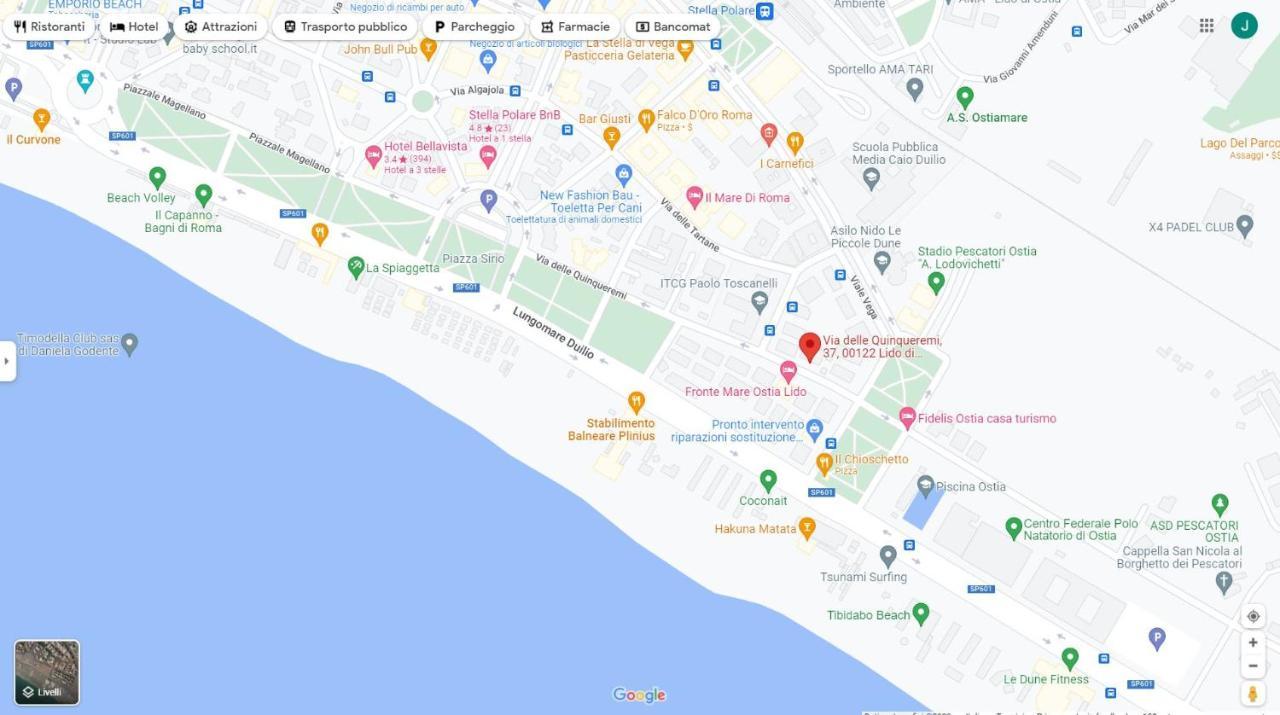 Seaside House, Free Parking On The Property Λίντο ντι Όστια Εξωτερικό φωτογραφία